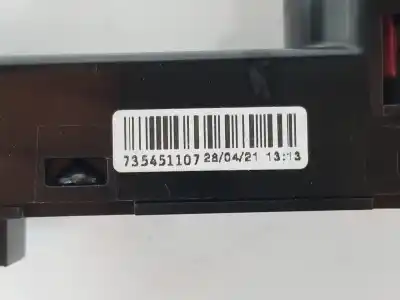 Peça sobressalente para automóvel em segunda mão interruptor 4 piscas - emergência por fiat nuova 500 1.2 referências oem iam 735451107 735451107 