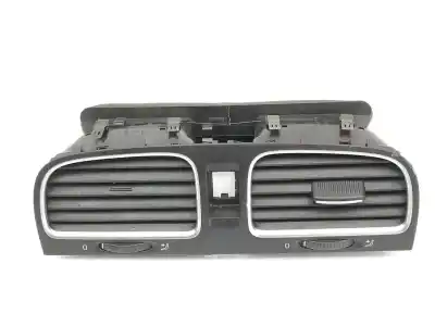 Peça sobressalente para automóvel em segunda mão grelha de ventilação tablier por volkswagen golf vi (5k1) 2.0 gti referências oem iam 5k0819728m