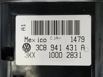 Peça sobressalente para automóvel em segunda mão comutador de luzes por volkswagen golf vi (5k1) 2.0 gti referências oem iam 3c8941431a