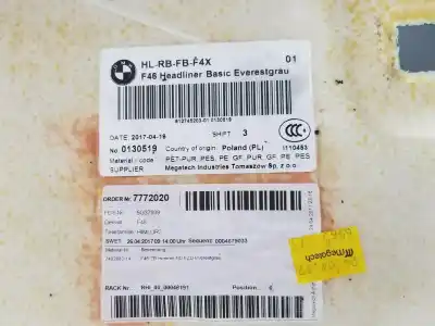 Автозапчастина б/у інтер'єрний дах для bmw 2 active tourer (f45) 216 d посилання на oem iam 51449459372  9459372