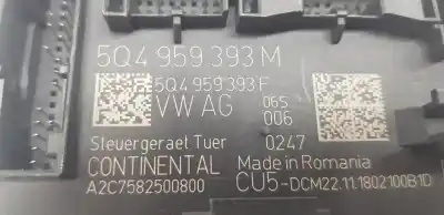 Автозапчастина б/у електронний модуль для seat leon (5f1) reference посилання на oem iam 5q4959393m  5q4959393m