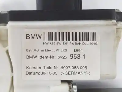 Second-hand car spare part left front window motor for bmw x3 (e83) 3.0 i xdrive oem iam references 67626925963  6925963