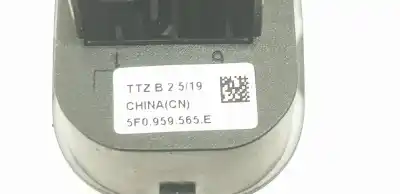 Second-hand car spare part rearview side mirror switch for seat leon (5f1) 1.6 tdi oem iam references 5f0959565e  5f0959565e