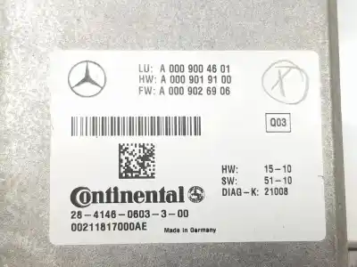 Автозапчасти б/у электронный модуль за clase c clase m 3.0 cdi ссылки oem iam a0009004601  a0009004601