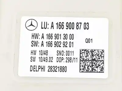 Автозапчасти б/у электронный модуль за clase c clase m 3.0 cdi ссылки oem iam a1669008703  a1669008703