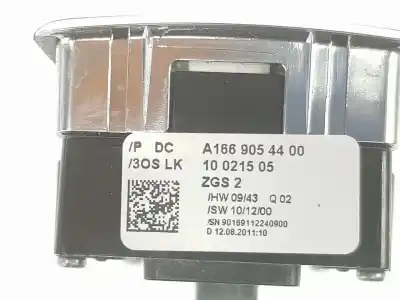 Second-hand car spare part left front power window switch for mercedesbenz clase ml bm 166 ml 350 cdi bluetec edition 1 166.024 oem iam references a1669054400  a1669054400