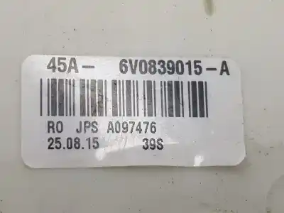 Автозапчастина б/у замок дверей заднього лівого для skoda fabia combi 1.0 tsi посилання на oem iam 6v0839015a  5g4839015d