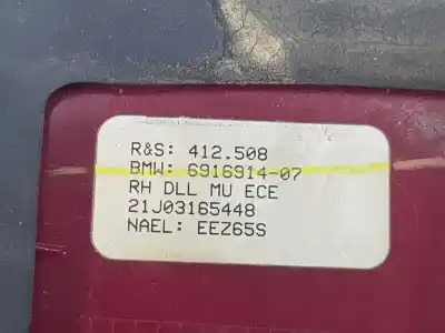 Second-hand car spare part interior rear right light for bmw x5 (e53) 3.0 turbodiesel cat oem iam references 63216916914  63217164486