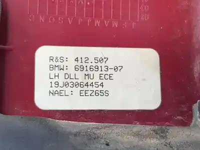 Second-hand car spare part interior left tailgate light for bmw x5 (e53) 3.0 turbodiesel cat oem iam references 63216916913  63217164485