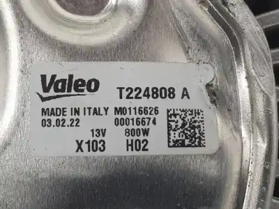 Pezzo di ricambio per auto di seconda mano elettroventola per dacia duster 1.5 dci diesel fap cat riferimenti oem iam 214818260r 214818260r 