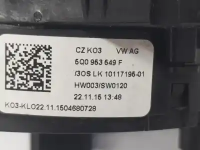Pezzo di ricambio per auto di seconda mano anello airbag per seat leon (5f1) fr 122 cv / 90 kw riferimenti oem iam 5q0953549f