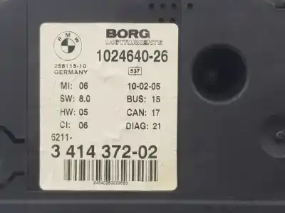 Peça sobressalente para automóvel em segunda mão quadrante por bmw x3 (e83) 2.0 d referências oem iam 62113414372  3414372