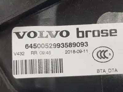 Автозапчастина б/у регулятор скла заднього правого для volvo v60 familiar 2.0 d посилання на oem iam 31462707  31462707