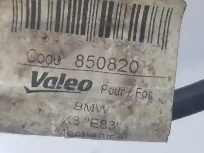 Second-hand car spare part rear left window regulator for bmw x3 (e83) 2.0 d oem iam references 51353448251  3448251