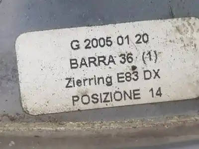 Second-hand car spare part front grille for bmw x3 (e83) 2.0 d oem iam references 51133402910  3402910