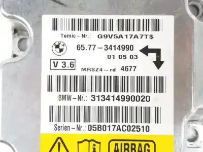 Second-hand car spare part airbag control unit for bmw x3 (e83) 2.0 d oem iam references 65773414990  3414990