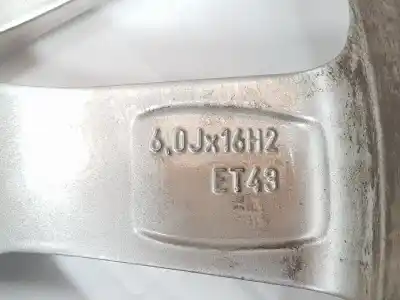 Pièce détachée automobile d'occasion jante pour seat ateca 2.0 tdi références oem iam 575601025 6jx16h2 16 pulgadas 