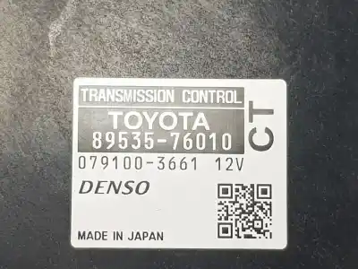 Second-hand car spare part electronic module for lexus ct 1.8 16v cat (híbrido) oem iam references 8953576010  8953576010