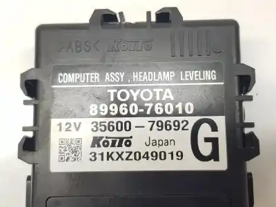 Second-hand car spare part electronic module for lexus ct 1.8 16v cat (híbrido) oem iam references 8996076010  8996076010