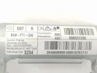 Second-hand car spare part front right curtain airbag for clase c clase c familiar 2.1 cdi oem iam references a2048600805  a2048600805