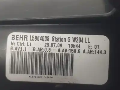 Second-hand car spare part heating fan for clase c clase c familiar 2.1 cdi oem iam references a2048200008