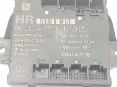 Second-hand car spare part electronic module for clase c clase c familiar 2.1 cdi oem iam references a2128204085  a2128204085