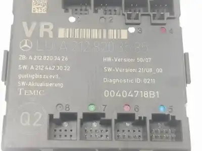 Second-hand car spare part electronic module for clase c clase c familiar 2.1 cdi oem iam references a2128203585