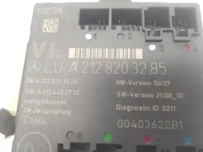 Second-hand car spare part electronic module for clase c clase c familiar 2.1 cdi oem iam references a2128203285  a2128203285