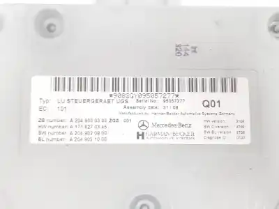 Second-hand car spare part electronic module for clase c clase c familiar 2.1 cdi oem iam references a2049000300  a2049000300