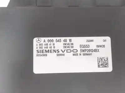 Second-hand car spare part electronic module for clase c clase c familiar 2.1 cdi oem iam references a0005454816
