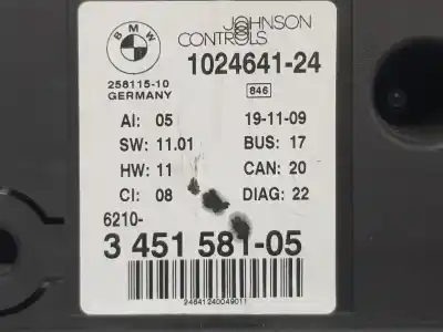 Peça sobressalente para automóvel em segunda mão quadrante por bmw x3 2.0 turbodiesel referências oem iam 62103451581  3451581