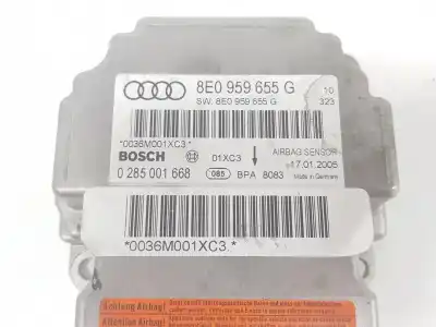 Автозапчастина б/у блок управління подушками безпеки для audi a4 b7 (8ec) 2.0 tdi 16v посилання на oem iam 8e0959655g  8e0959655g