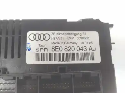 Автозапчасти б/у климат-контроль за audi a4 b7 (8ec) 2.0 tdi 16v ссылки oem iam 8e0820043aj  8e0820043aj