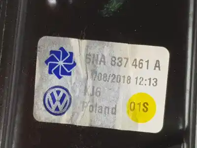 Second-hand car spare part driver left window regulator for volkswagen tiguan (ad1, ax1) 2.0 tdi oem iam references 5na837461a  