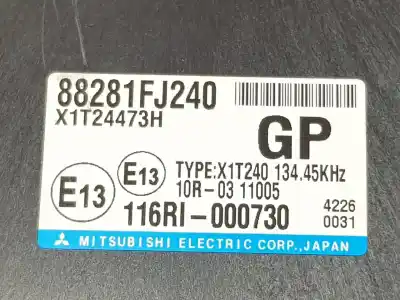 Second-hand car spare part electronic module for subaru xv 1.6 oem iam references 88281fj240  88281fj240