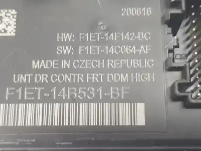 Second-hand car spare part electronic module for ford focus 1.0 ecoboost oem iam references f1et14b531bf  f1et14b531bf