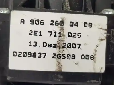 Pezzo di ricambio per auto di seconda mano leva del cambio per mercedes-benz sprinter ii james cook (906) 2.1 cdi cat riferimenti oem iam a9062600409  a9062601602