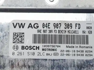 Second-hand car spare part ecu engine control for seat ibiza 1.6l oem iam references 04e907309fd  04e907309fd