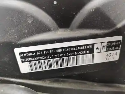 Second-hand car spare part complete engine for seat ibiza 1.6l oem iam references dwya  04e100038d