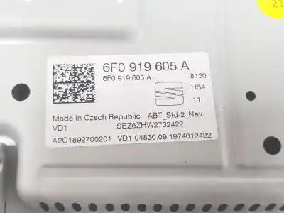 Автозапчасти б/у многофункциональный дисплей за seat ibiza 1.0 tsi ссылки oem iam 6f0919605a  6f0919605a