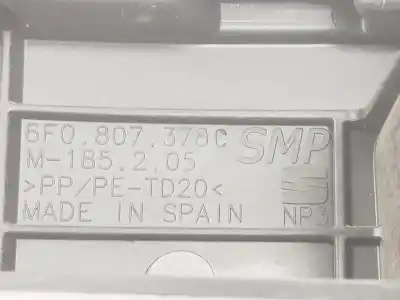 Second-hand car spare part bumper bracket for seat ibiza 1.0 tsi oem iam references 6f0807378c  6f0807378c