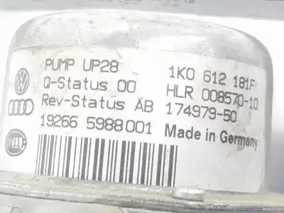 Peça sobressalente para automóvel em segunda mão depressor de travões / bomba de vácuo por seat ibiza 1.0 tsi referências oem iam 1k0612181f