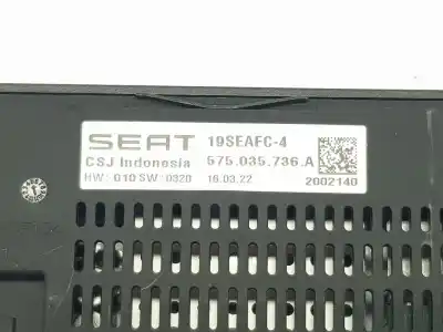 Second-hand car spare part electronic module for seat ibiza 1.6l oem iam references 575035736a  575035736a