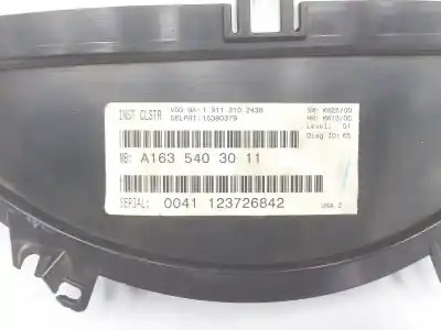 Автозапчасти б/у приборная доска за clase c clase m 2.7 cdi 20v ссылки oem iam a1635403011  a1635403011