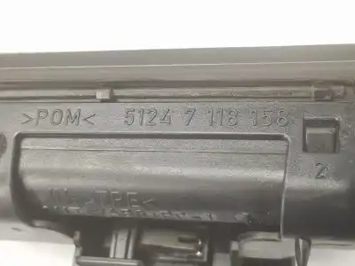 Second-hand car spare part tailgate back door handle for bmw x6 (e71, e72) xdrive 40 d oem iam references 51247118158  7118158