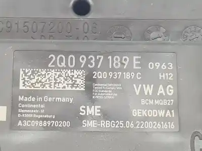 Pezzo di ricambio per auto di seconda mano modulo elettronico per seat ibiza 1.6l riferimenti oem iam 2q0937189e  2q0937189e