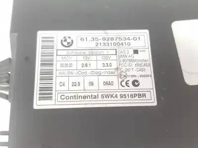 Second-hand car spare part electronic module for bmw x6 (e71, e72) xdrive 40 d oem iam references 61359287534  9287534