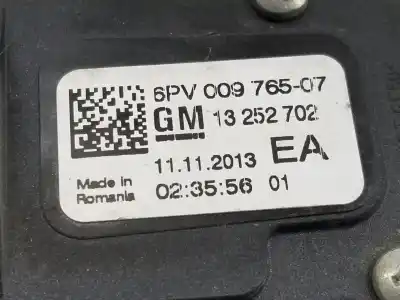 Автозапчастина б/у педальний потенціометр для opel astra j (p10) 1.7 cdti (68) посилання на oem iam 13252702  13252702