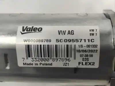Автозапчастина б/у двигатель заднього склоочисника для seat ibiza 1.0 tsi посилання на oem iam 5g0955711c  5g0955711c