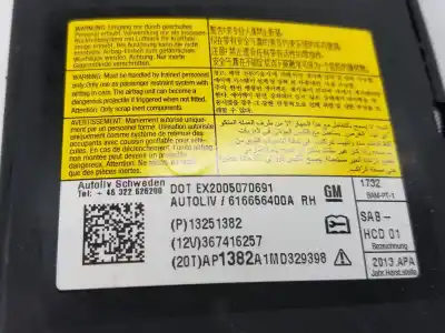 Автозапчасти б/у передняя левая боковая подушка безопасности за opel astra j (p10) 1.7 cdti (68) ссылки oem iam 13251382  13251382